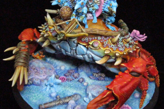 Giant Crab with Sea Goblins